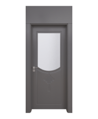 BY-4034V Porte intérieure laqué Vitrée